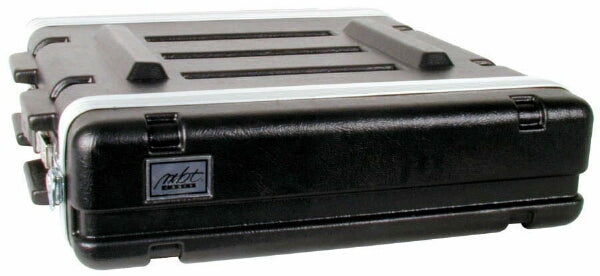 MBT 2-Space 2U Lightweight ABS Molded Plastic Rack Mount Road Tour Case