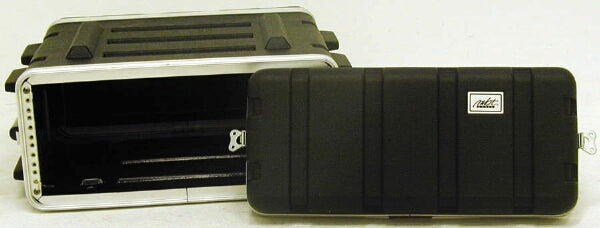 MBT 4-Space 4U Lightweight ABS Molded Plastic Rack Mount Road Tour Case