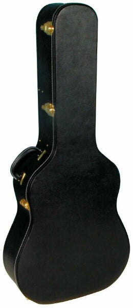 MBT Hardshell Wood Classical Guitar Case - Black Tolex Covering
