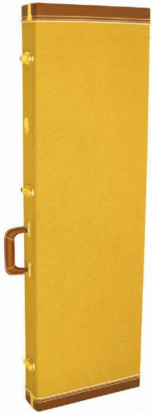 MBT Universal Hardshell Wood Electric Guitar Case - Tweed Yellow Covering