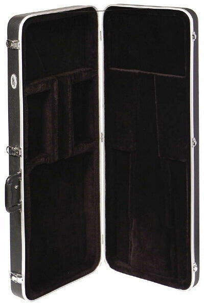 MBT ABS Molded Plastic Deluxe Hardshell Bass Guitar Case - Black