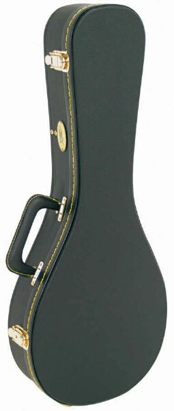 MBT Wood Hardshell Mandolin Case - Black Tolex Finish - MBTMANWBK