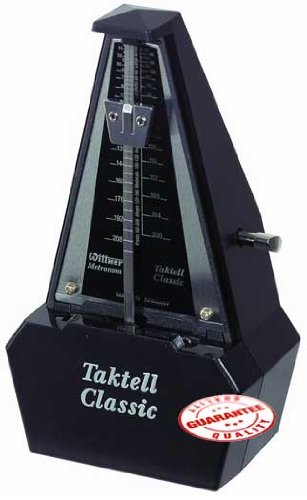 Wittner 829161 Taktell Classic Metronome in Sliver