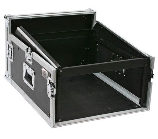OSP 4-Space ATA Mixer Rack Road Tour Flight Case 12-Space Depth - MC12U-4