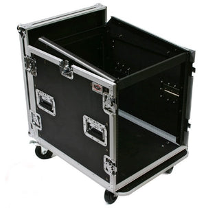 OSP 10-Space ATA Mixer Rack Road Tour Flight Case 12-Space Depth - MC12U-10