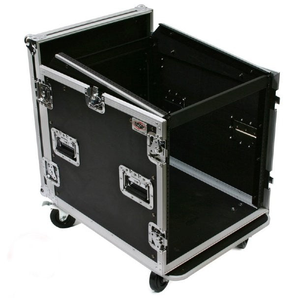OSP 10-Space ATA Mixer Rack Road Tour Flight Case 12-Space Depth - MC12U-10