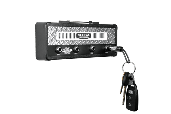 Pluginz X Mesa Boogie Dual Rectifier Jack Rack Keychain Holder, Musician Gift