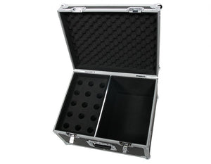 OSP ATA 15-Slot Space Microphone ATA Road Flight Tour Travel Transport Mic Case