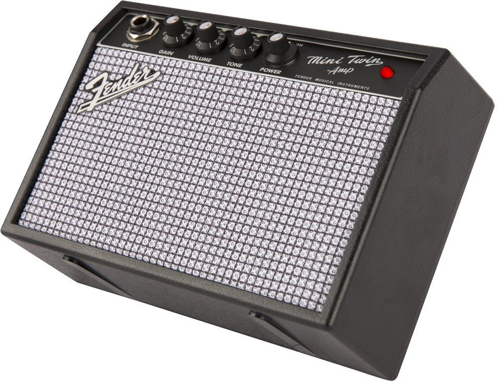Fender Mini '65 Twin Portable Guitar Amp, Battery Powered, Two 3" Speakers