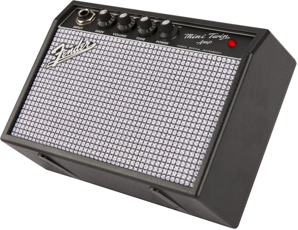 Fender Mini '65 Twin Portable Guitar Amp, Battery Powered, Two 3" Speakers
