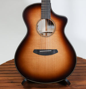 Breedlove USA Concert CE Acoustic-Electric Guitar, Whiskey Burst Sitka Spruce/Myrtlewood