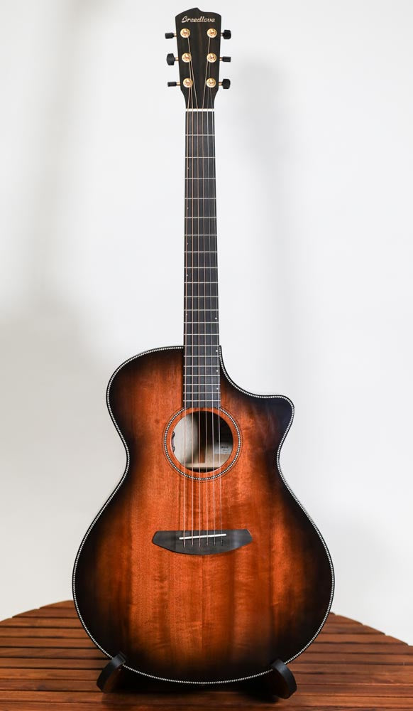 Breedlove USA Oregon Concerto CE Acoustic-Electric Guitar - Bourbon Myrtlewood