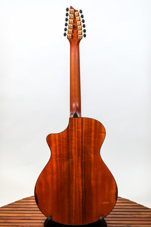 Breedlove Oregon Bourbon Myrtlewood Concerto 12-String Acoustic-Electric Guitar