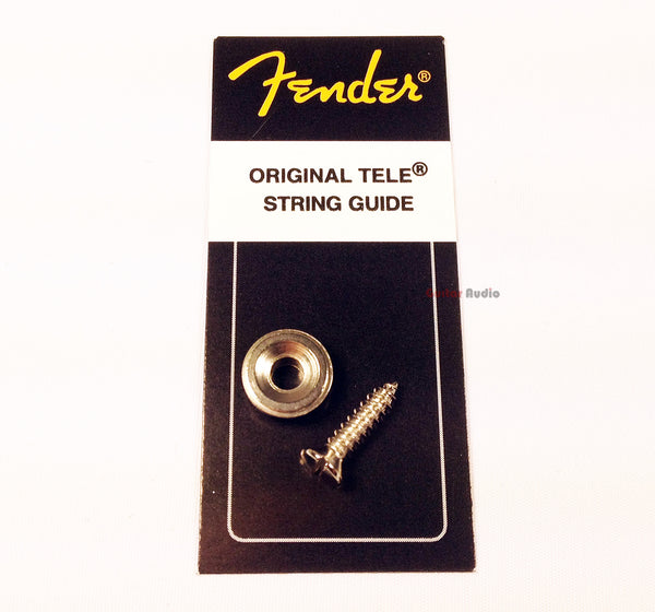 Genuine Fender Tele/Telecaster Guitar CHROME String Tree Guide w/ Mounting Screw