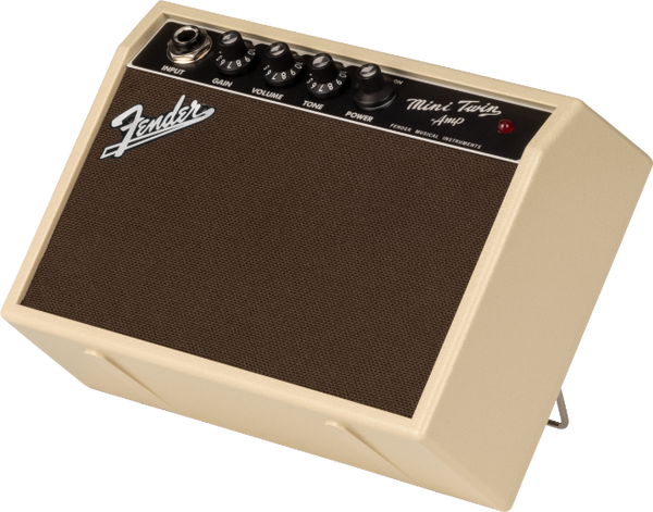 Fender Mini '65 Twin Electric Guitar Amplifier Miniature Portable Amp, Blonde