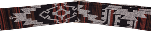 Genuine Fender 2" Wide Zion Guitar Strap, Black Aztec - 099-2132-551