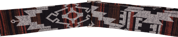 Genuine Fender 2" Wide Zion Guitar Strap, Black Aztec - 099-2132-551