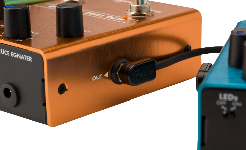 Fender Blockchain Effect Pedal Patch Cable Kit, Black, MEDIUM (12 Cables)