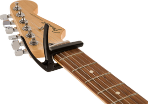 Genuine Fender Laurel Clip-on Lightweight Aluminum Electric Guitar Capo, Black