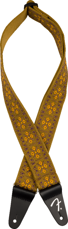 Genuine Fender 2" Pasadena Woven Guitar Strap, Lattice Tan