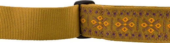 Genuine Fender 2" Pasadena Woven Guitar Strap, Lattice Tan