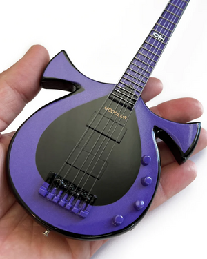 AXE HEAVEN Oteil Burbridge Signature Ankh 6 String Bass Miniature Guitar Gift