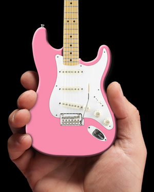 AXE HEAVEN Officially Licensed Pink Fender Stratocaster Miniature Guitar Gift
