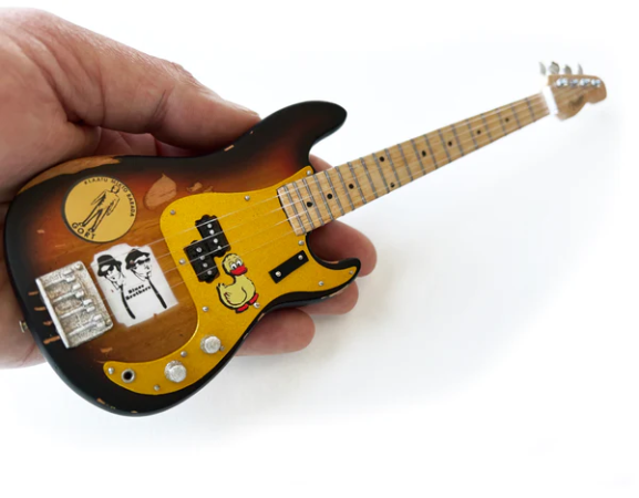 AXE HEAVEN Duck Dunn Original '59 Fender Precision Bass Miniature Guitar Gift