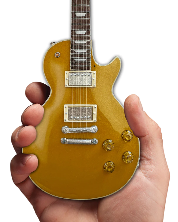 AXE HEAVEN Duane Allman 1957 Gibson Les Paul Goldtop Miniature Guitar Gift