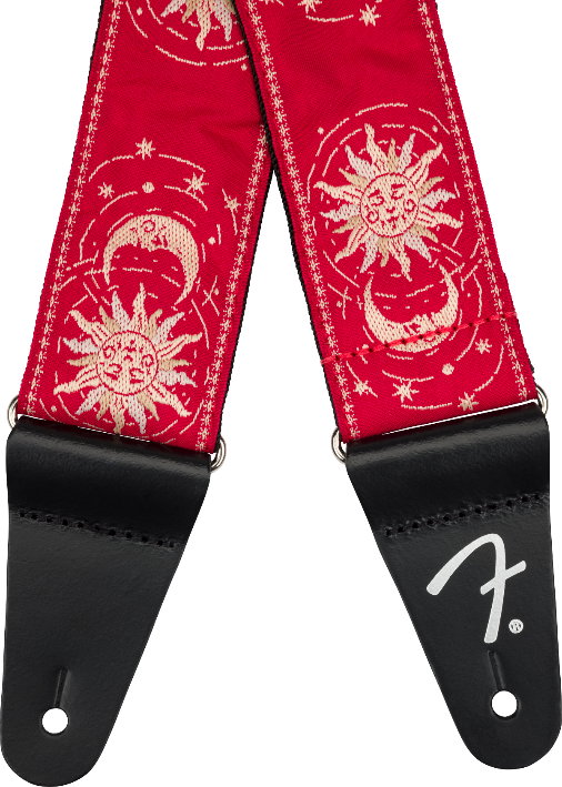 Genuine Fender American Vintage II Sun Guitar Strap, Dakota Red