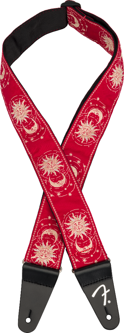 Genuine Fender American Vintage II Sun Guitar Strap, Dakota Red
