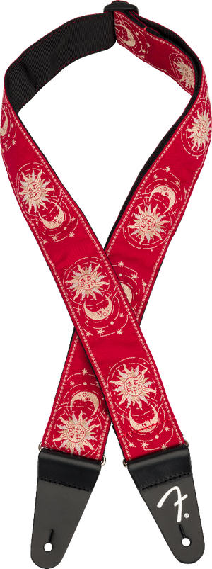 Genuine Fender American Vintage II Sun Guitar Strap, Dakota Red