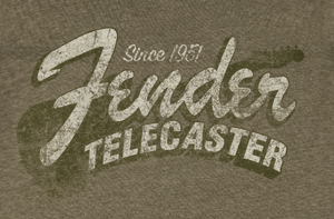 Fender Since 1951 Telecaster T-Shirt, Military Heather Green, 2XL, XX-Large