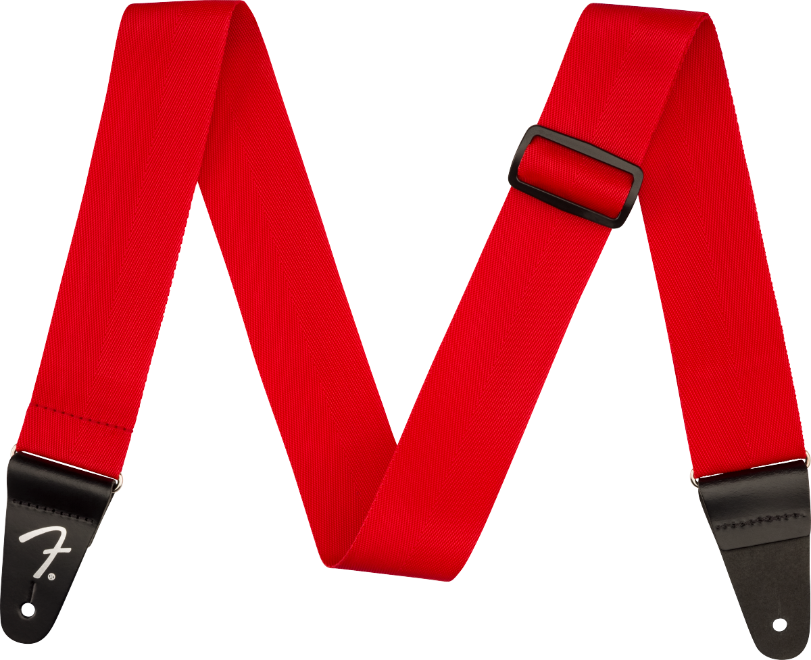 Genuine Fender Polypro Guitar Strap - RED