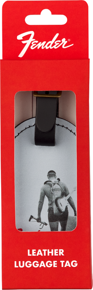 Genuine Fender Guitars Vintage Ad Luggage/Suitcase Tag, Scuba Diver