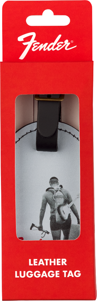 Genuine Fender Guitars Vintage Ad Luggage/Suitcase Tag, Scuba Diver