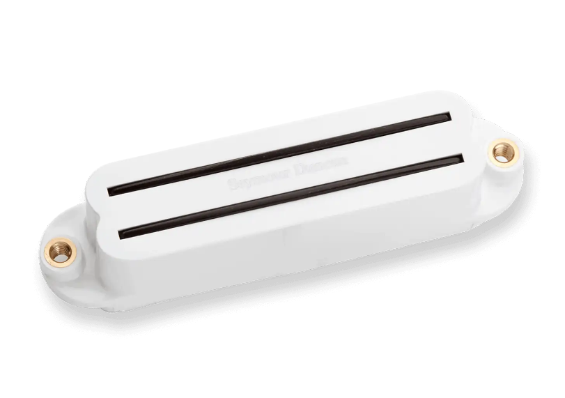 Seymour Duncan SHR-1b Hot Rails Bridge Pickup for Strat, White, 11205-02-W