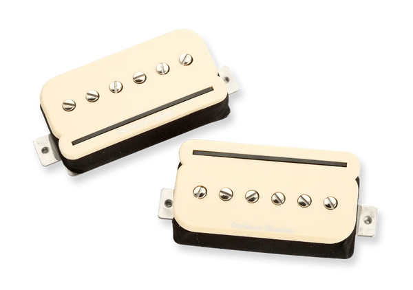 Seymour Duncan SHPR P-Rails Humbucker Pickup Set, Cream