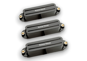 Seymour Duncan Hot Rails Stratocaster Pickup Set, Black