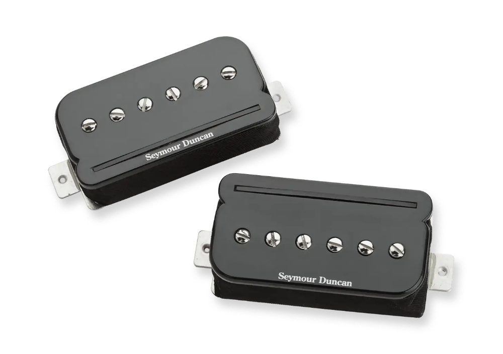 Seymour Duncan SHPR-1s P-Rails Humbucker Pickup Set, Black