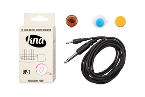KNA Pickups UP-1 Universal Stick-on Piezo Acoustic, 1/8" to 1/4" Pickup