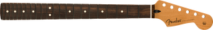 Fender Satin Roasted Maple Rosewood Strat Neck, 22 Jumbo Frets, 12", Flat Oval