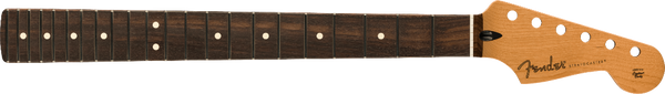 Fender Satin Roasted Maple Rosewood Strat Neck, 22 Jumbo Frets, 12", Flat Oval