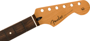Fender Satin Roasted Maple Rosewood Strat Neck, 22 Jumbo Frets, 12", Flat Oval