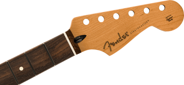 Fender Satin Roasted Maple Rosewood Strat Neck, 22 Jumbo Frets, 12", Flat Oval