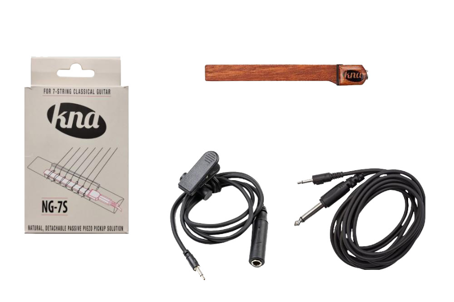 KNA Pickups NG-7S, Portable Piezo 7-String Pickup for Nylon-String Guitar