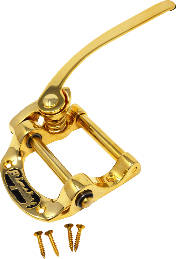 Bigsby B5LH Vibrato/Tremolo Tailpiece, LEFT-HANDED, Gold, 180-0495-503