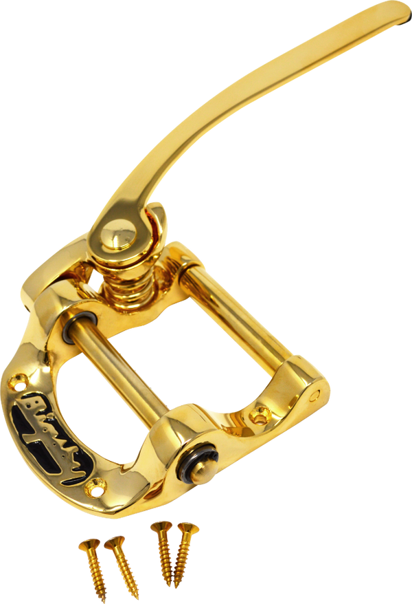 Bigsby B5LH Vibrato/Tremolo Tailpiece, LEFT-HANDED, Gold, 180-0495-503