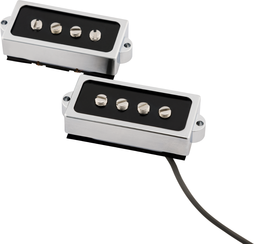 Genuine Fender American Cobalt Chrome Precision Bass Pickup Set, 099-2375-000