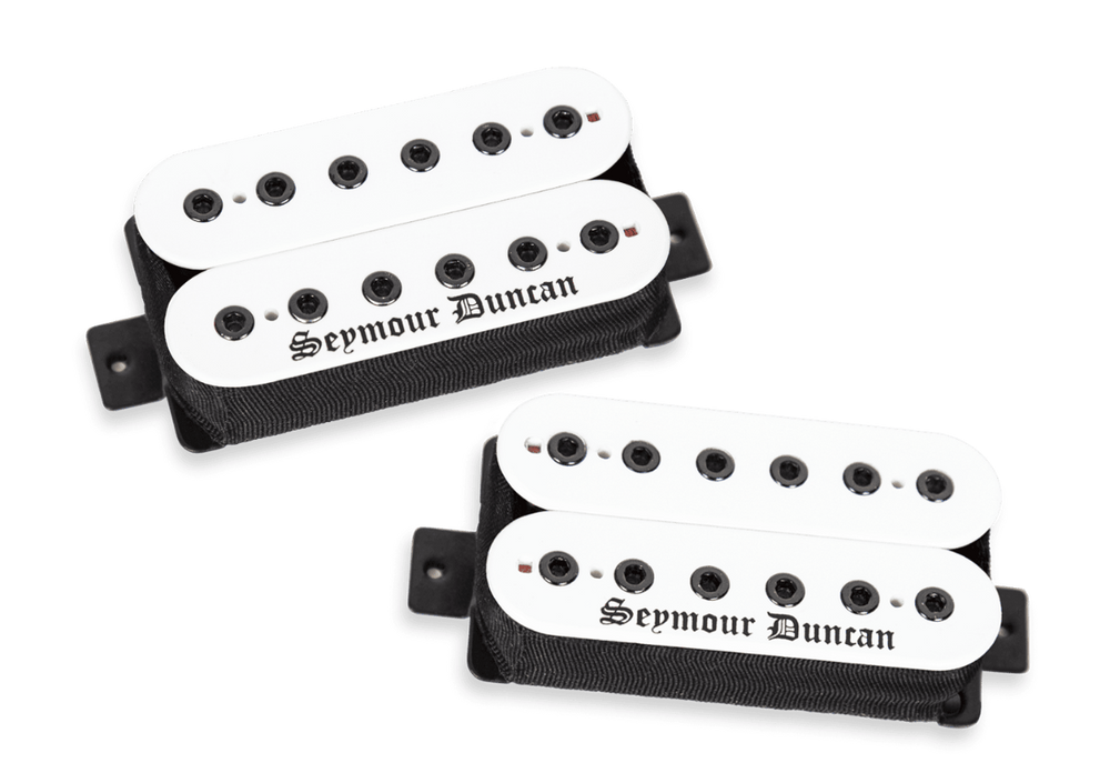 Seymour Duncan Blackened Black Winter Humbucker Pickups Set, WHITE